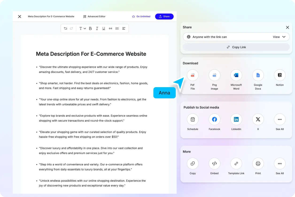 Free AI Meta Description Generator, Free Meta Description Maker Online